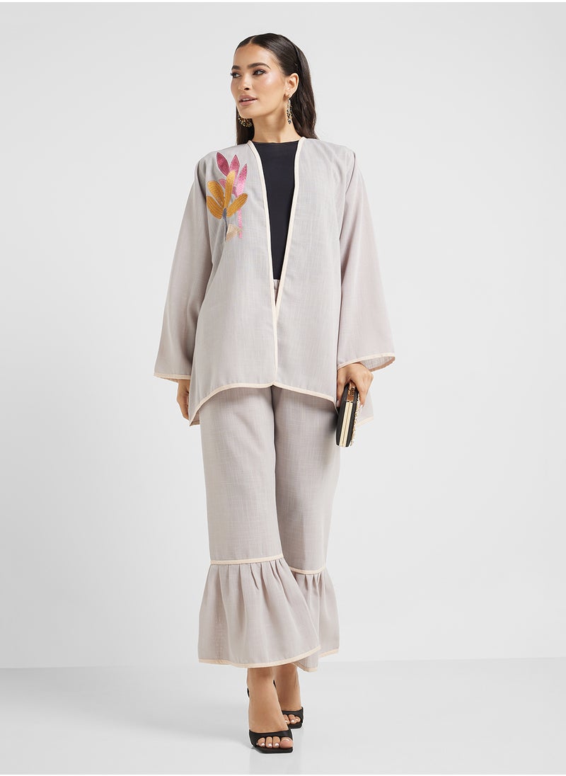 hayas closet Embroideried Blouse and Pant Set  - Image 1