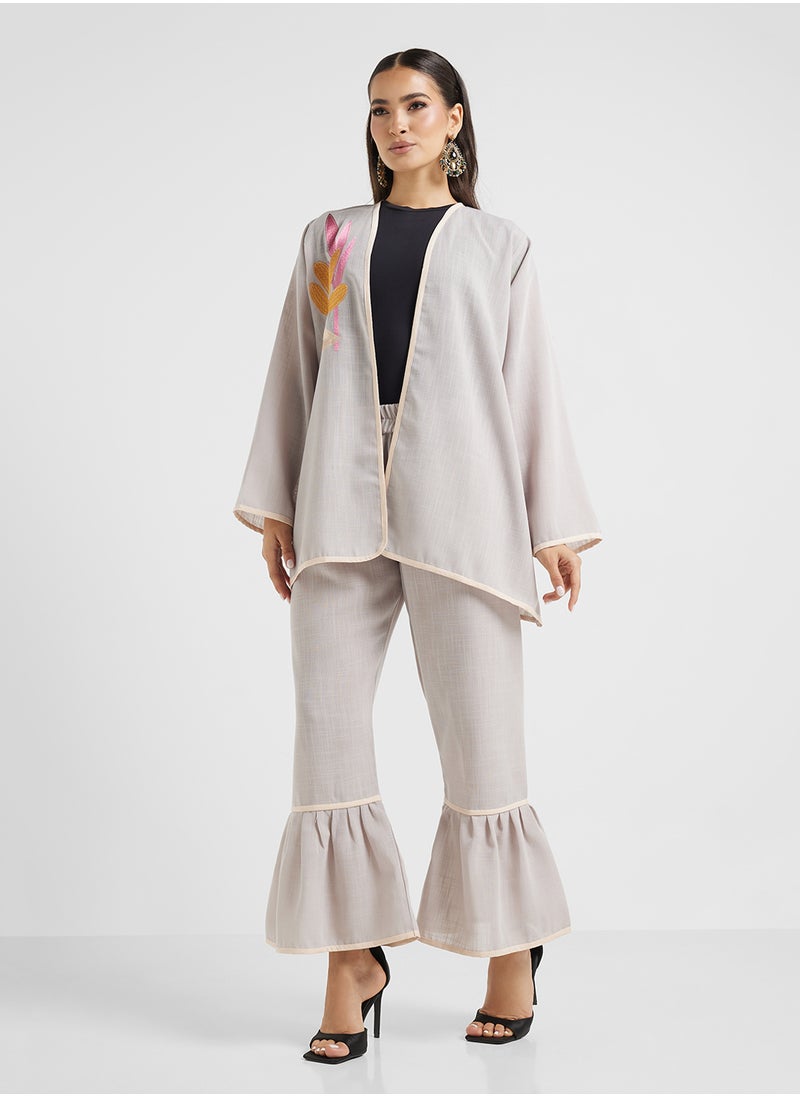 hayas closet Embroideried Blouse and Pant Set  - Image 5