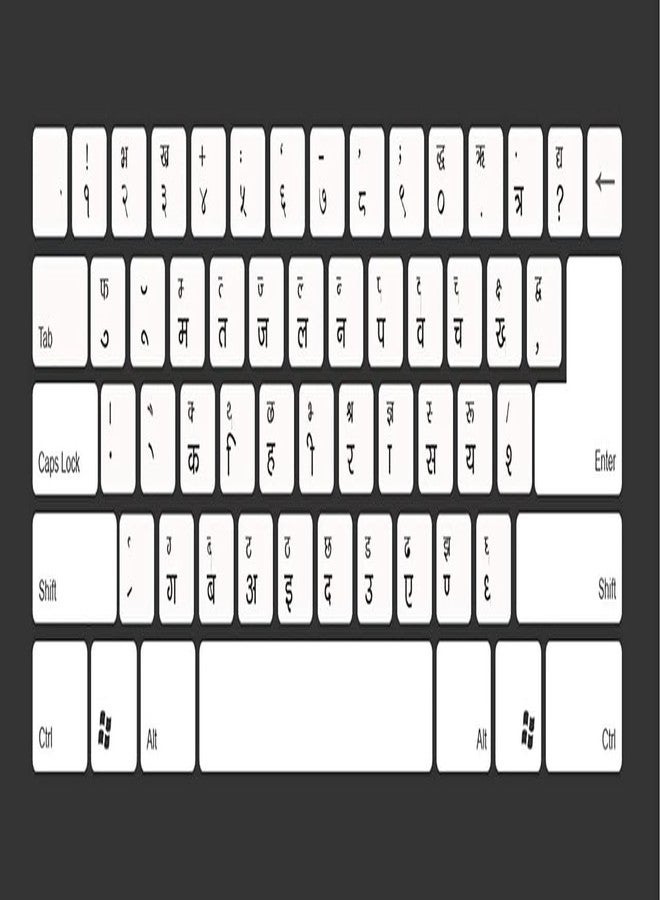 Red Champion Hindi-English Typing Keyboard Stickers | Waterproof, Durable Stickers for Desktop & Laptop Keyboards | Made in India | Pack of 10 - Image 3