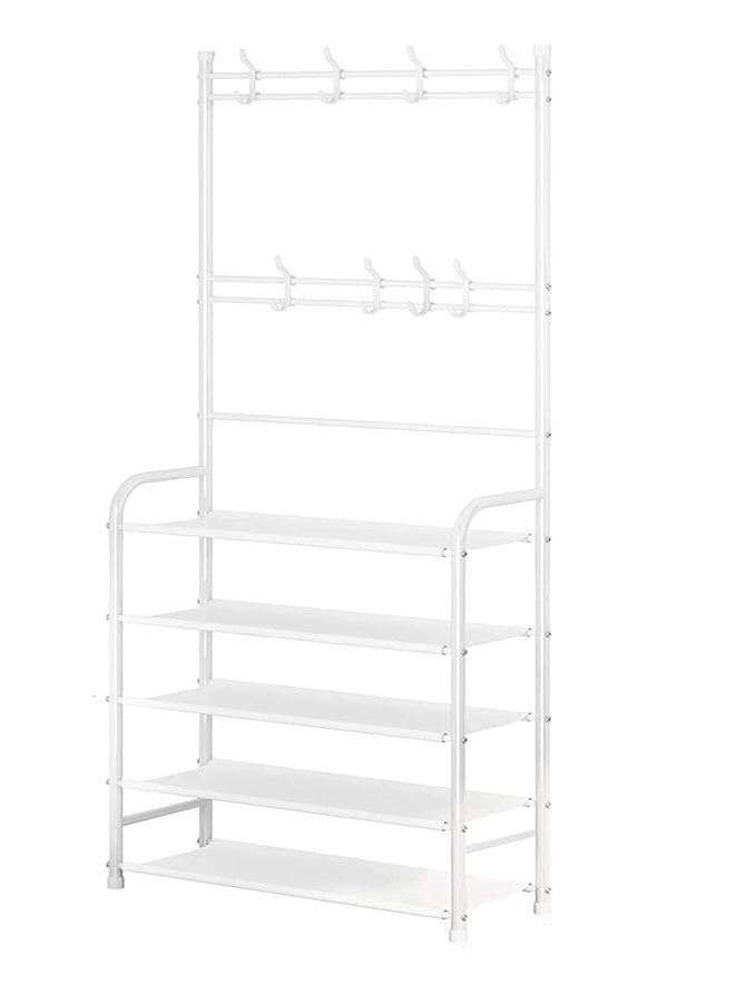 NKX 5 Tier Home Entryway Multi Functional Shoe And Hat Rack - Image 2
