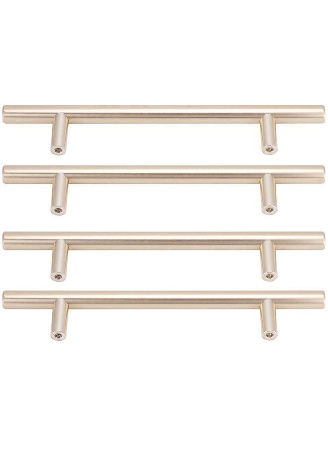 Thoraya 4Set Door Handle Aluminum Alloy Gold Drawer Pull Handles Cabinet Wardrobe Closet HardwareHole Distance 128  - Image 4