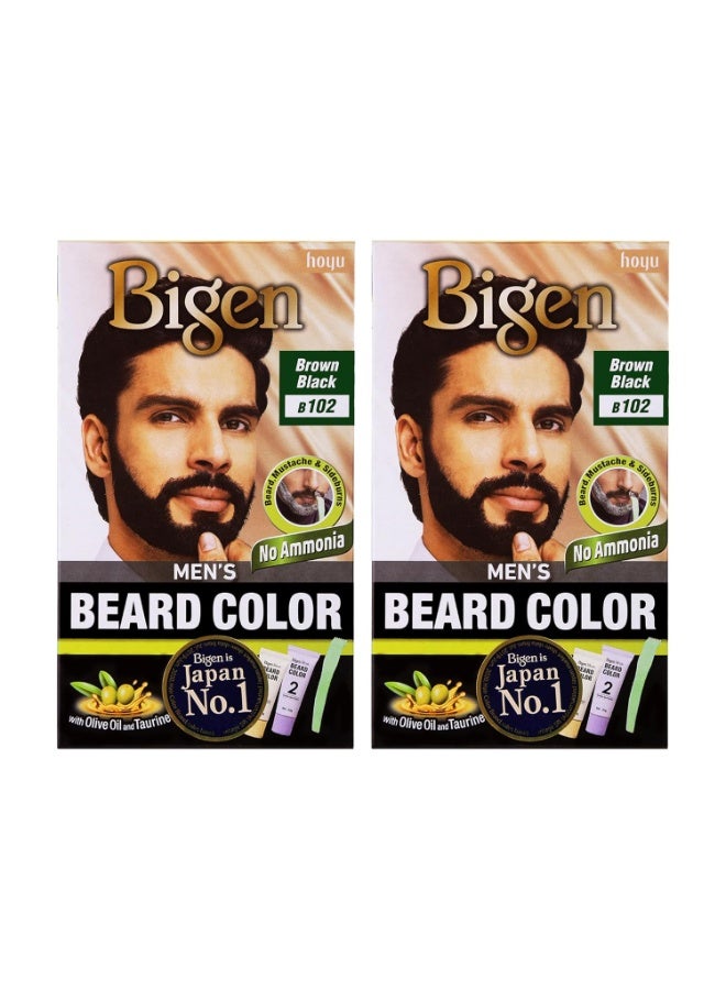 Bigen  Men's Beard Color-B102, 40G(Pack of 2) - Image 3