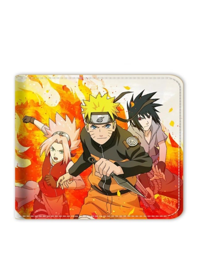 KUYING New Naruto Printed Waterproof Wallet 