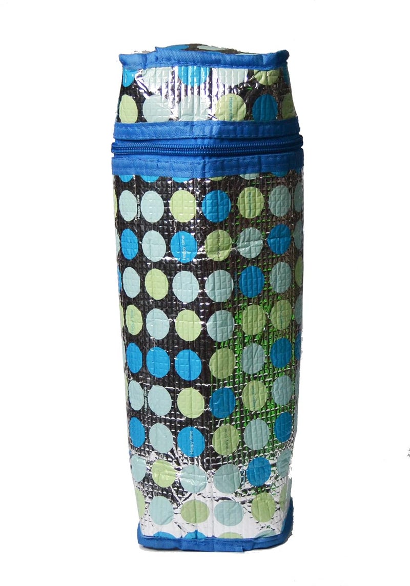 Water Bottle Tote Bag Blue - Image 5