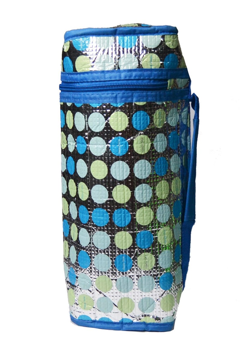 Water Bottle Tote Bag Blue - Image 1