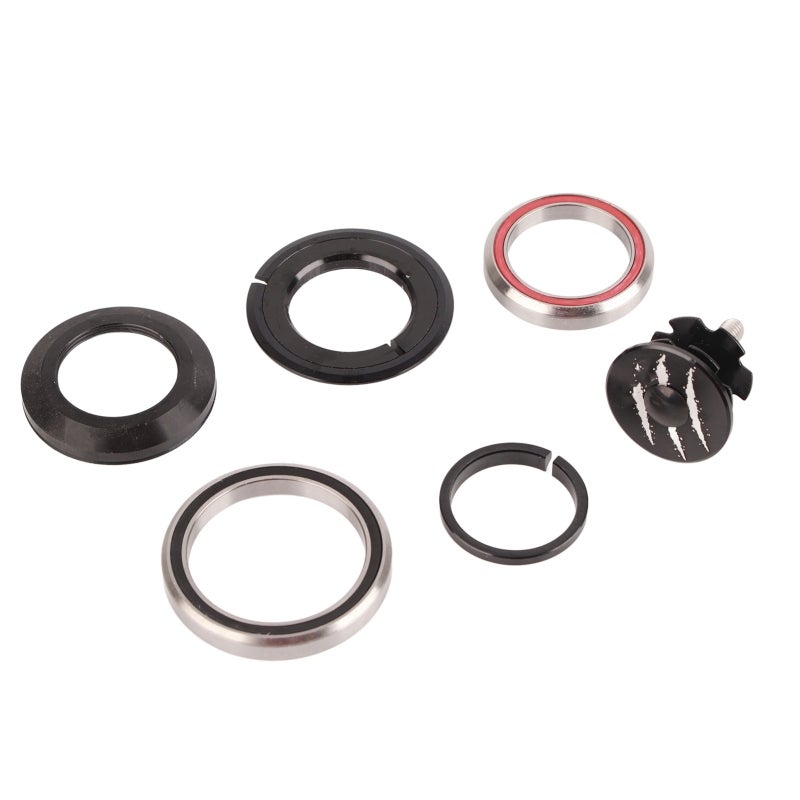 LeBycle Bicycle Headset 52mm Tapered 1.5 Inch Fork Double Bearing - Waterproof CNC Aluminum Alloy Bike Headset for Mountain Road Frames - Image 1