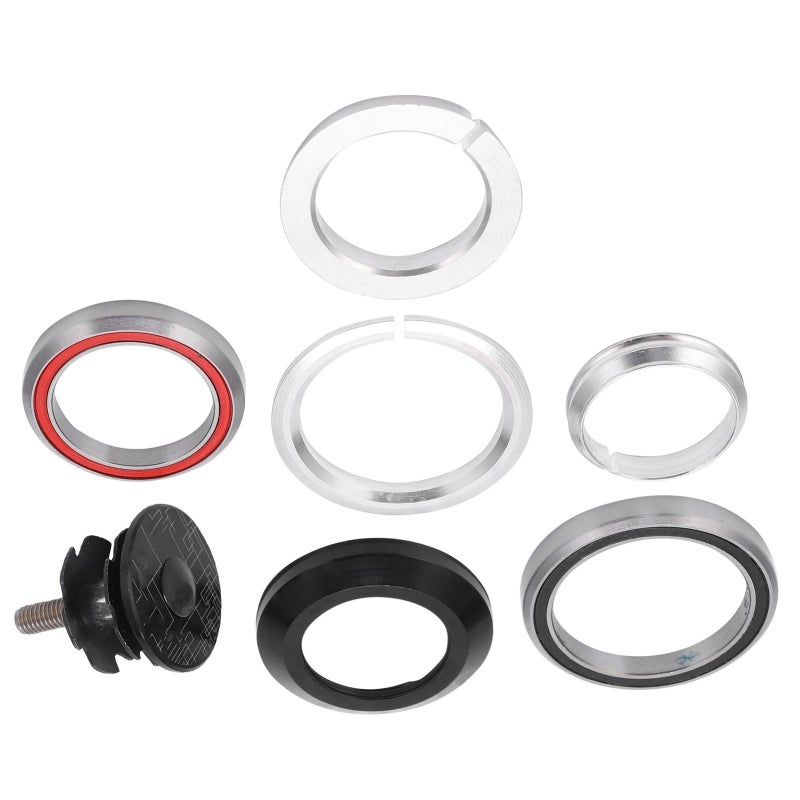 LeBycle Bicycle Headset 52mm Tapered 1.5 Inch Fork Double Bearing - Waterproof CNC Aluminum Alloy Bike Headset for Mountain Road Frames - Image 5