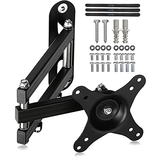 Suptek TV Wall Mount Swivel Tilt Rotation Full Motion Adjustable Articulating for Most 15-32 inch LED, LCD Monitor Wall Mount VESA 75,100 (MA2720) - Image 1