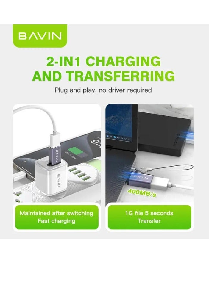 Bavin OTG Adaptor USB 3.0 Fast Data Transfer for Type-C Phones and Laptop Tablet Gamepad Printer Keyboard - Image 5