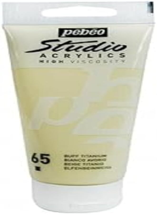Pebeo Pebeo Studio Acrylics 100 ml. - 65 Buff Titanium 2725612864878 