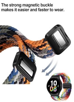 X-level 22mm Nylon Watch Straps Compatible With Huawei Watch GT 3 46mm/Huawei Watch 4/GT4 46mm/GT2e 46mm/GT2 46mm/Classic, Sport Nylon Strap Adjustable Replacement Band For Women Men  - Image 3