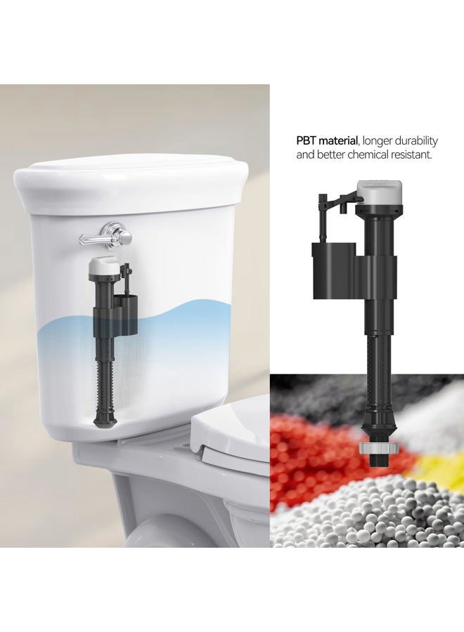 RT A1250L Toilet Fill Valve Toilet Tank Parts Replacement Running Toilet Repair Kit Quiet Fill Anti-Siphon - Image 2