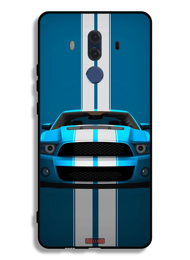 Tolwak Huawei Mate 10 Pro Protective Case Cover Car Abstract Art - Image 2