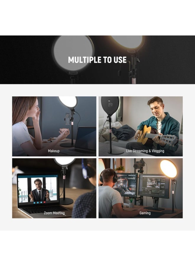 Neewer Basics Desktop Full Screen Light R10 – LED Desk Light For Streaming, Video Calls, Online Meetings, Home Office And Content Creation Setup - Image 2