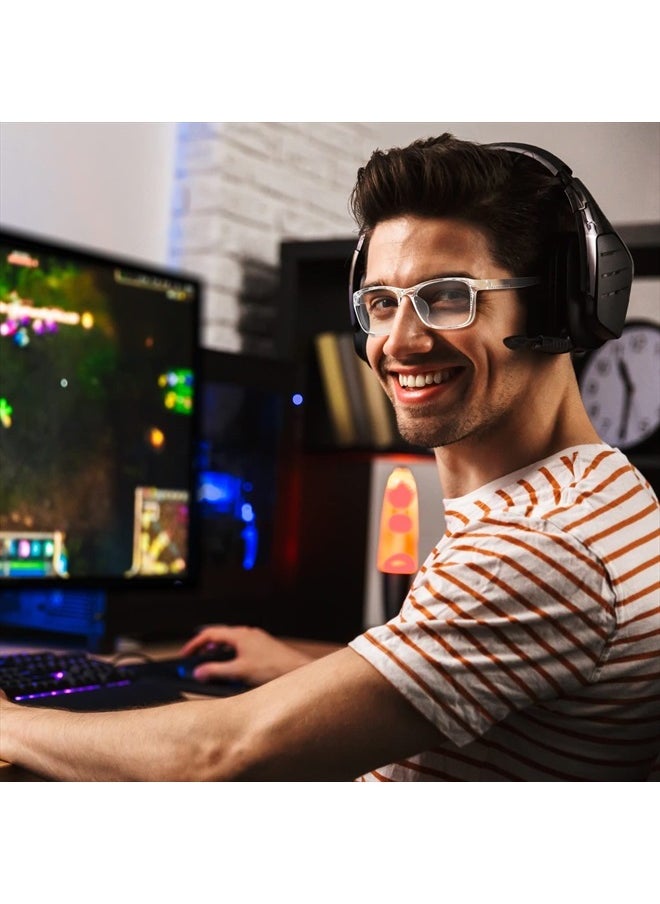 Benicci - Stylish Blue Light Computer Blocking Glasses for Men and Women - Ease Digital Eye Strain, Dry Eyes, Headaches and Blurry Vision - Instantly Blocks Glare from Computers and Phone Screens, Case Included - Image 1
