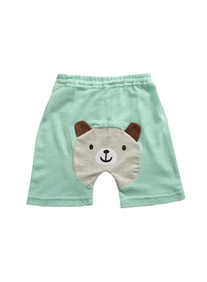 Thousand Fun Home Summer Baby Big Pp Pants For Boys And Girls Baby Outer Wear -crotch Pants Cotton Cartoon Pattern Children's Wear