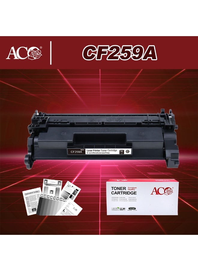ACO 59A CF259A With Chip Toner Cartridge Compatible For HP LaserJet Enterprise MFP M430f M406dn M304a M404n M404dn M404dw M428fdn M428dw M428fdw Printer - Image 1
