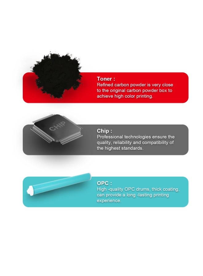 ACO 59A CF259A With Chip Toner Cartridge Compatible For HP LaserJet Enterprise MFP M430f M406dn M304a M404n M404dn M404dw M428fdn M428dw M428fdw Printer - Image 4