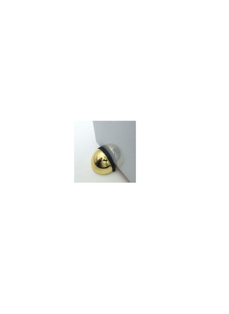 ROBUSTLINE Robustline Door Stopper | Half Round Floor Mount | Gold Plated Finish | 40MM dia  - Image 3