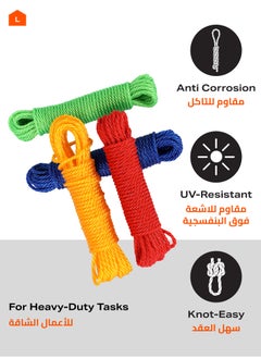 BMB tools 4-Piece Set Rope - 4mm x 10m  - Image 3