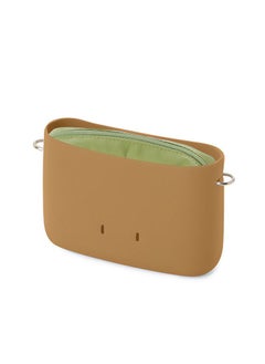 O bag O pocket Cross Body Bag with Flap & Eco Leather Adjustable Shoulder Strap in Avocado Biscuit  - Image 3