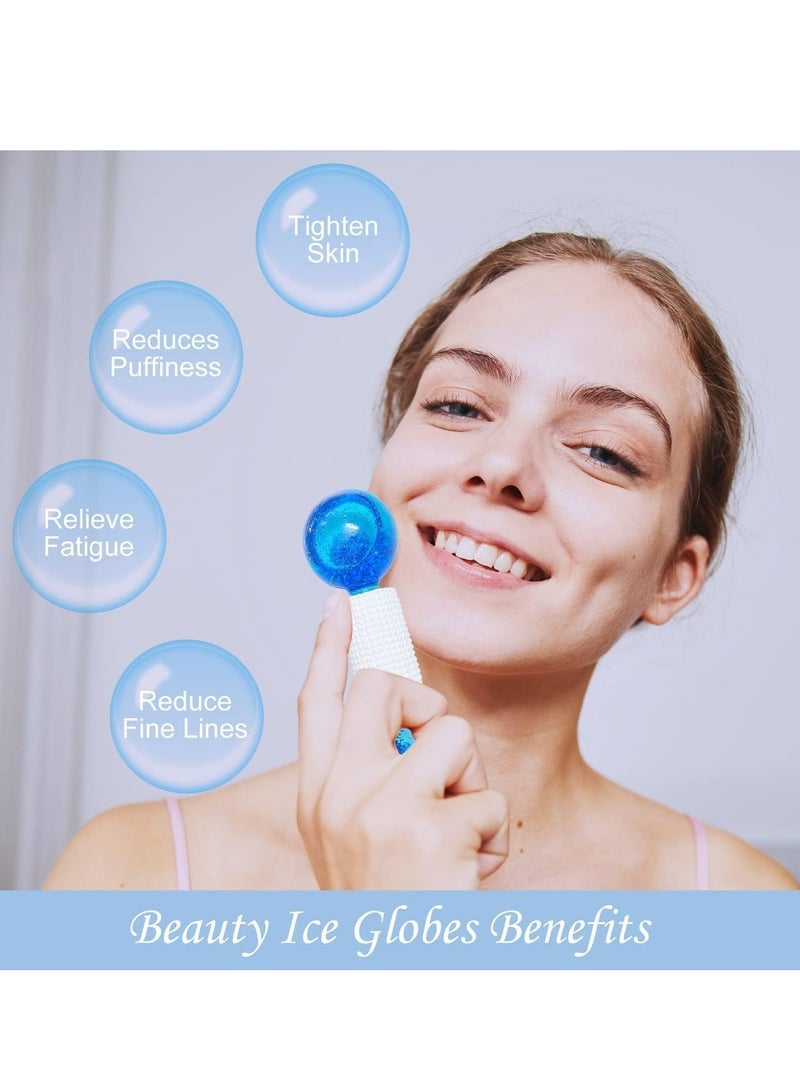 2 Pack Ice Globes for Facials, Cooling Ice Balls for Face, Ice Roller for Facial Massager, Highly Effective Ice Globes Tool, Reduce Fine Lines, for Face And Eyes, Daily Beauty - Image 5