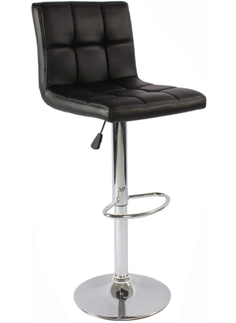 Generic - Bar Stools Modern Pu Leather Adjustable Swivel Barchair, Armless Counter Bar Chair Synthetic Leather Extra Height Square Island Barstool - Image 1