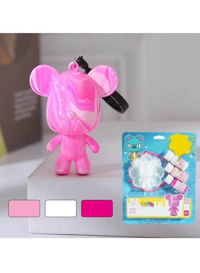 RATSAW DIY Painting Fluid Bear Teddy Bear Painting Kit Set 6.5cm - Image 2