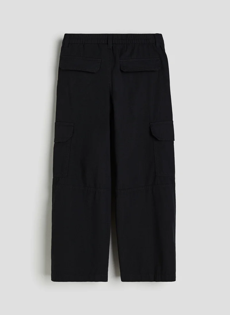 H&M Wide Cargo Trousers