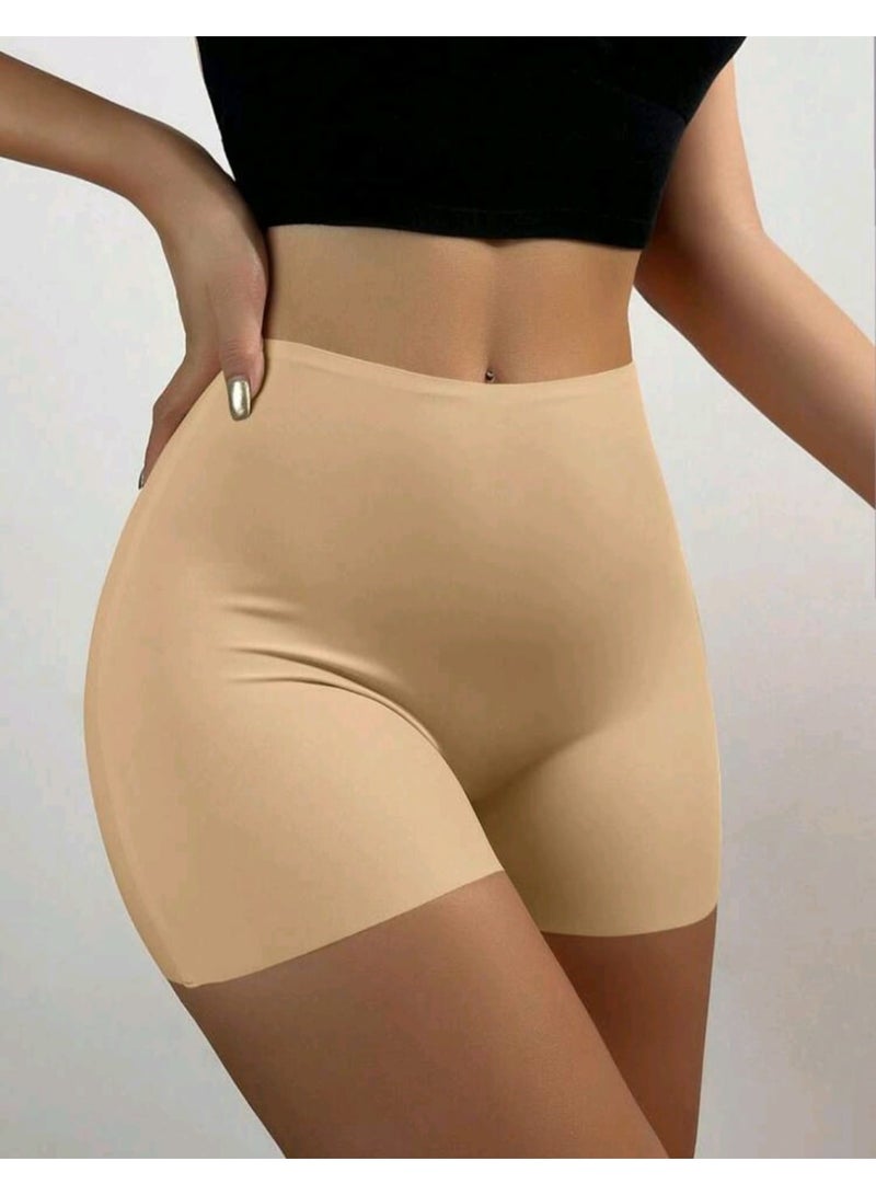 Shein Women's Seamless Chafing Shorts, Anti-Slip Mid-Waist Bike Shorts Pants - Image 2