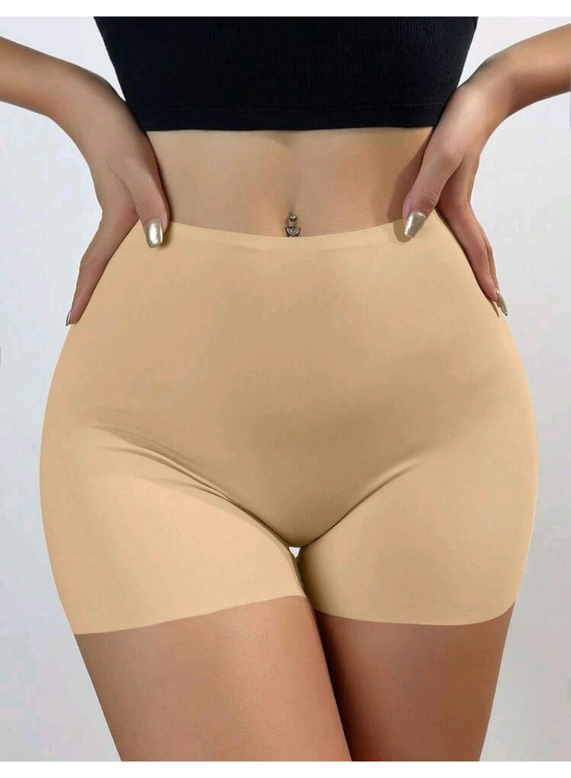 Shein Women's Seamless Chafing Shorts, Anti-Slip Mid-Waist Bike Shorts Pants - Image 5