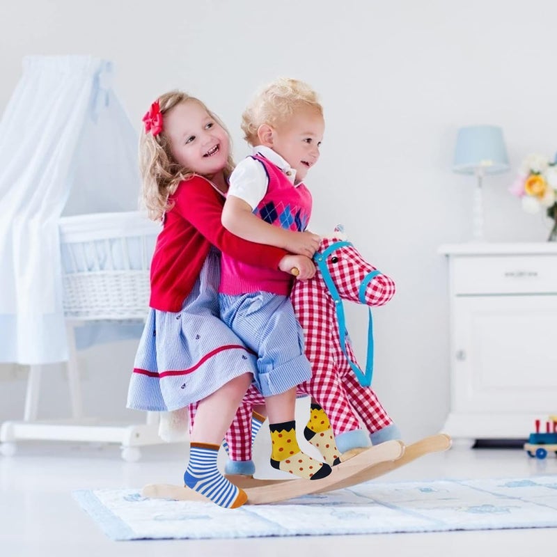 Tphon Toddler Socks, Baby Non Slip Socks for Boys Girls 12 Pairs Kids Infants Children Sock 5-7 Years - Image 4