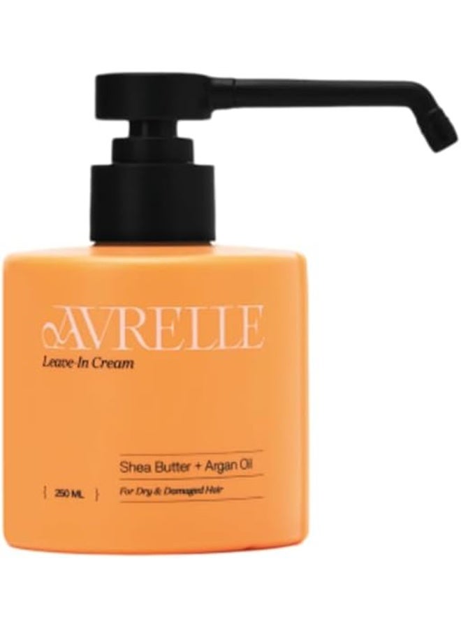 AVRELLE leave-In Cream with shea butter & argan oil 250 ml - Image 1