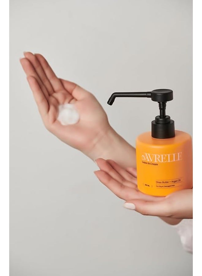 AVRELLE leave-In Cream with shea butter & argan oil 250 ml - Image 2