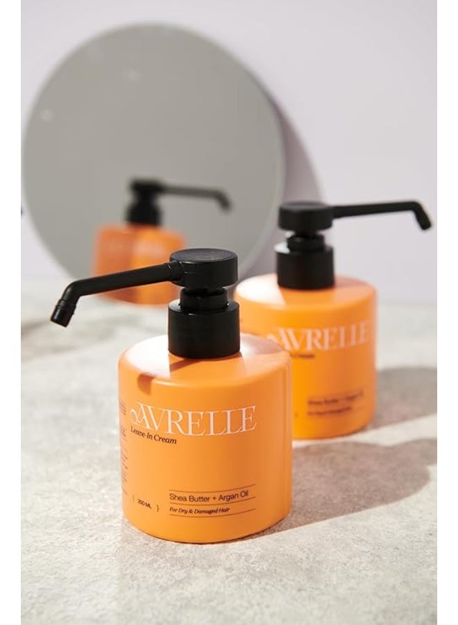 AVRELLE leave-In Cream with shea butter & argan oil 250 ml - Image 3