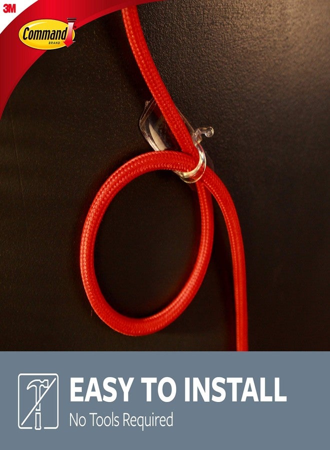 Command Large Cord Clips, Organize Damage-Free, 4-Packs, 8-Clips Total - Image 3