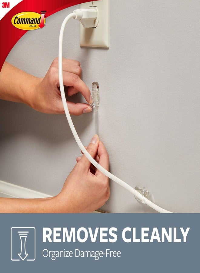 Command Large Cord Clips, Organize Damage-Free, 4-Packs, 8-Clips Total - Image 4