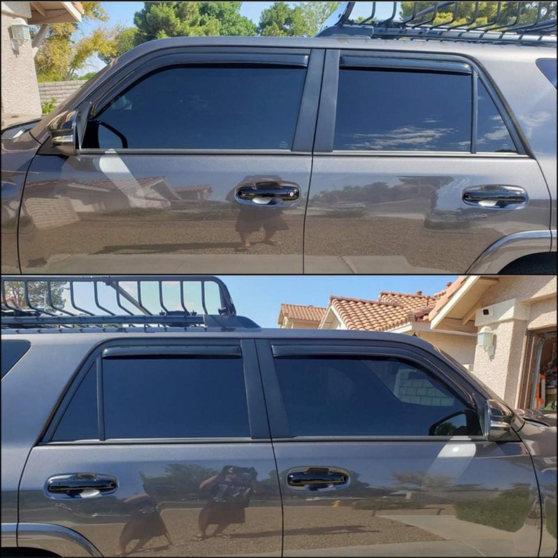 Lightronic WV194242 In-Channel Side Window Visor Deflector Rain Guard Set for Toyota 4Runner 2010-2020 - Image 4