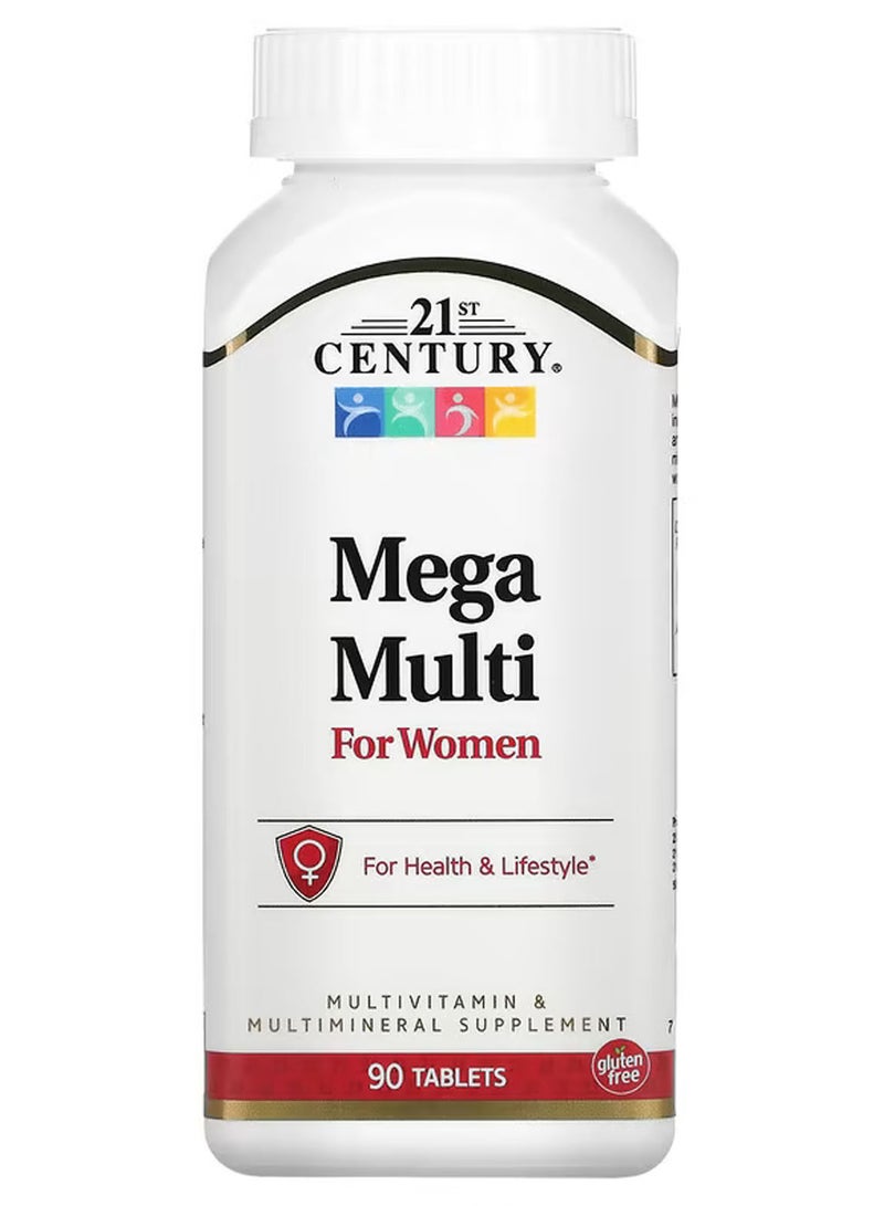 21st Century Mega Multi for Women, 90 Tablets - Image 1