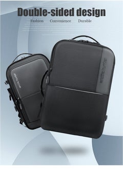 ARCTIC HUNTER B00382 Men Smart Detachable Design Waterproof Travel 17.3-Inch Laptop Backpack Bag, Black  - Image 4