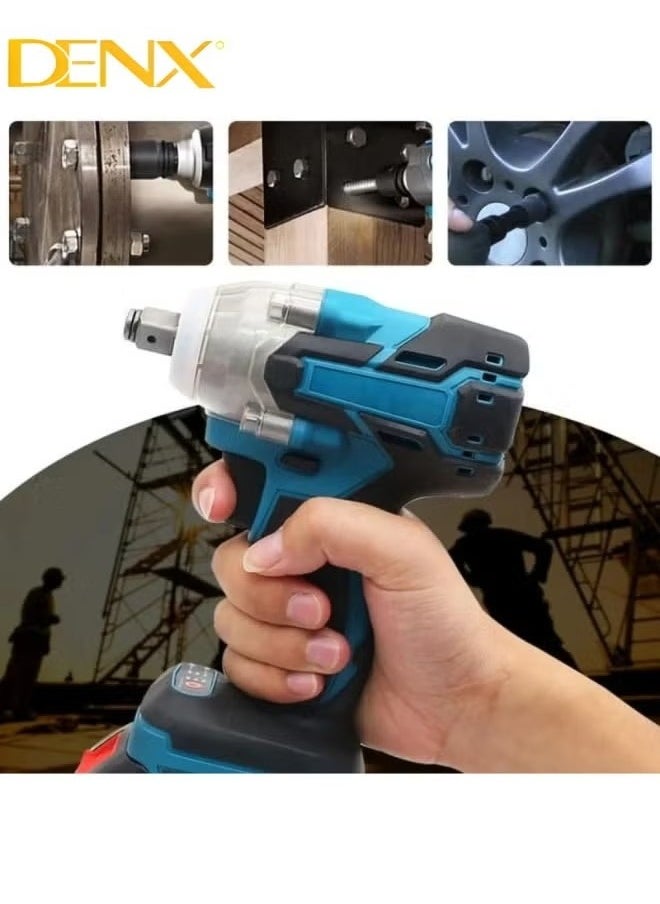 Denx - Cordless Drill 2000r/min Speed with Two 21V Batteries | 1660r/min Impulse Frequency | 12.8mm - Image 1