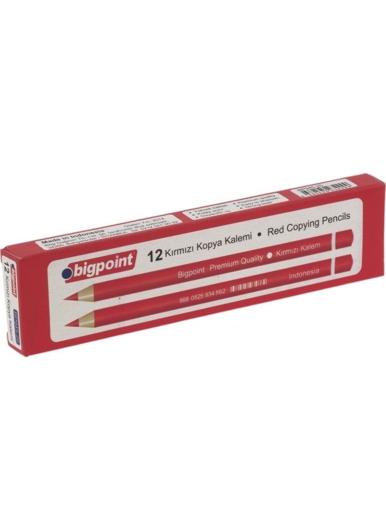 Bigpoint Red Copying Pen Box of 144 (Box of 12 x 12 Shrink)  - Image 2