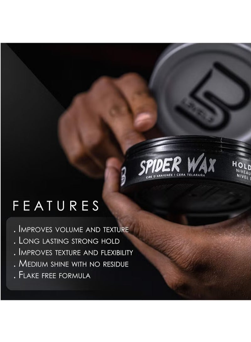 L3 شمع العنكبوت L3 المستوى 3 - يدوم طويلاً وثبات قوي يحسن حجم شعرك وملمسه - شمع شعر المستوى الثالث للرجال - Image 2