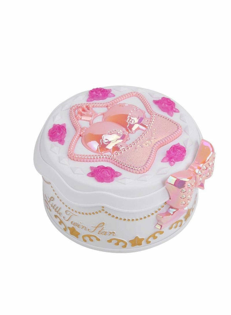 KASTWAVE Music Box, Girls Mini Music Box Rotary Ballerina Girl Jewelry Storage Box for Kids Children(white) - Image 3