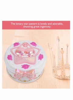 KASTWAVE Music Box, Girls Mini Music Box Rotary Ballerina Girl Jewelry Storage Box for Kids Children(white)  - Image 2