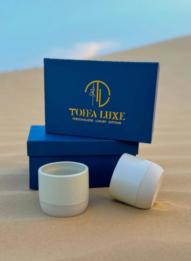 Tohfa Luxe TohfaLuxe Java Cup- Medium - Set of 2 in a Gift Box
