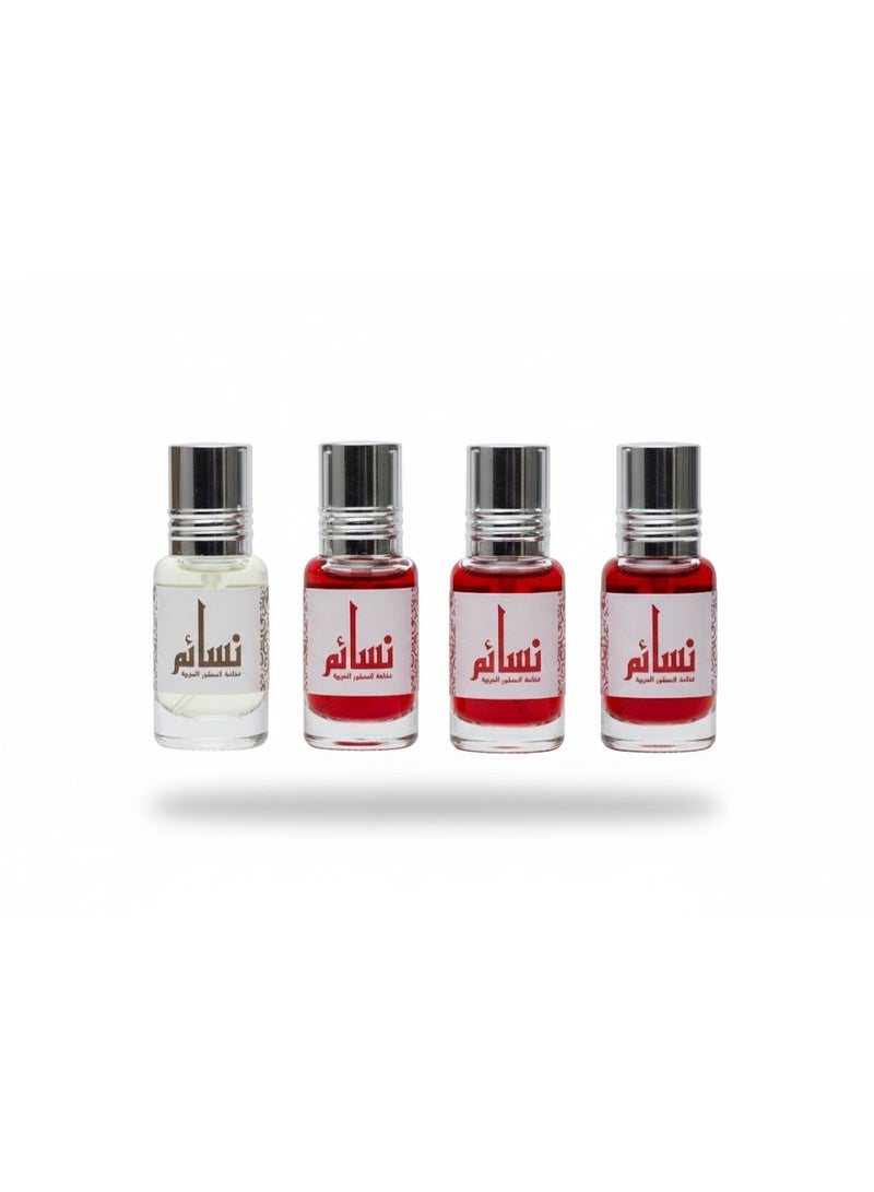 Nasaem Musk set, 4 pcs : strawberry, raspberry, flowers, white musk - Image 2