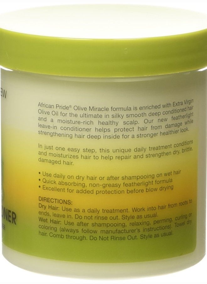 African Pride Olive Miracle Leave-in Conditioner, 15 Ounce  - Image 3