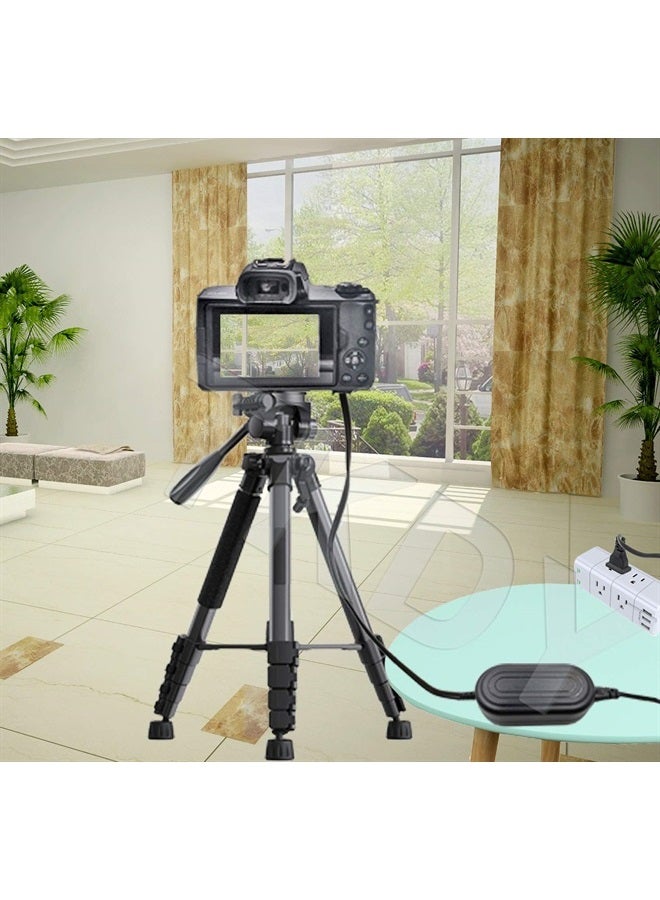 TKDY ACK-E10 EOS Rebel T7 Continuous Power Supply LP-E10 Dummy Battery DR-E10 DC Coupler Kit for Canon EOS T6 T5 T3, Kiss X50 X70 X80 X90, EOS 1100D 1200D 1300D 1500D 2000D Digital Camera. - Image 5