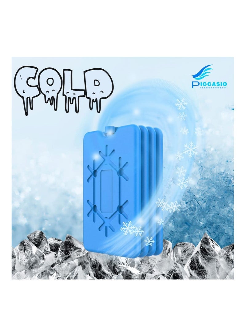 بيكاسيو علبة الثلج PICCASIO  2 ، رقيقة قابلة لإعادة الاستخدام يمكن وضعها في صندوق الغداء ، المبرد ، الفريزر للحفاظ على البرودة. مناسبة لحقيبة التبريد للعمل أو المدرسة أو النزهات. يمكن استخدام أكياس حليب الأم - Image 3